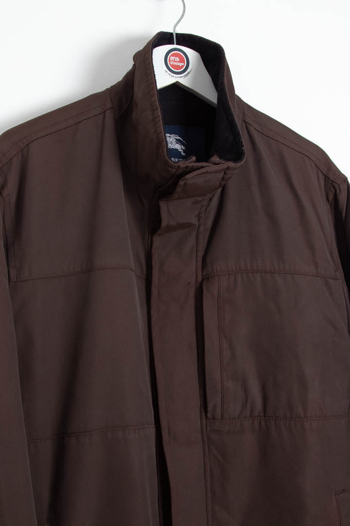 Burberry Fleece Lined Parka Jacket (L)