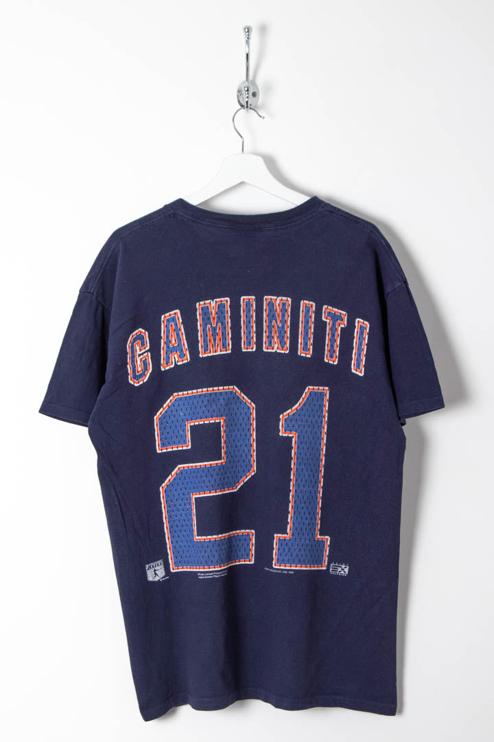 1996 San Diego Padres Ken Caminiti MVP Single Stitch Graphic T-Shirt (M)