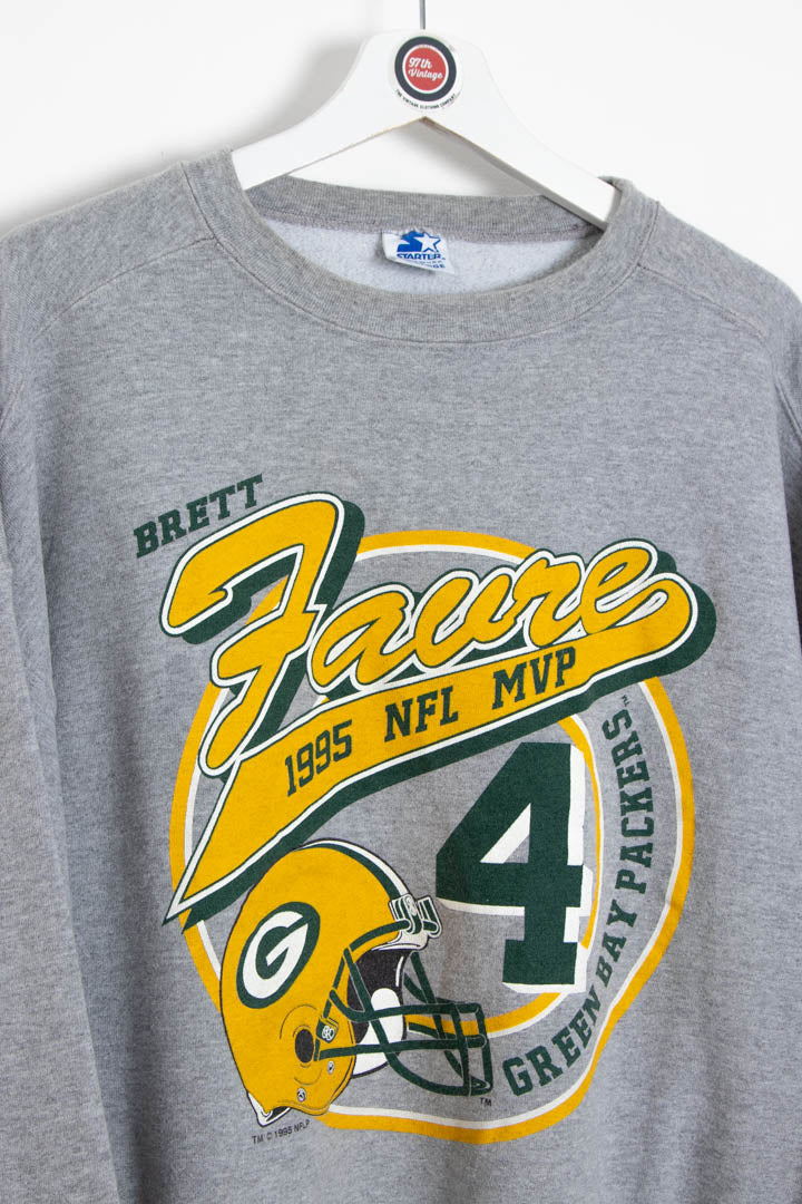 1995 Green Bay Packers Brett Favre Graphic Starter Sweatshirt (L)