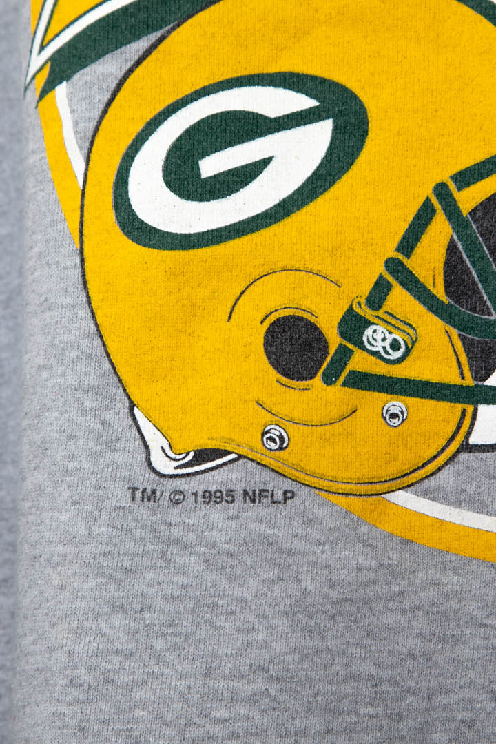 1995 Green Bay Packers Brett Favre Graphic Starter Sweatshirt (L)