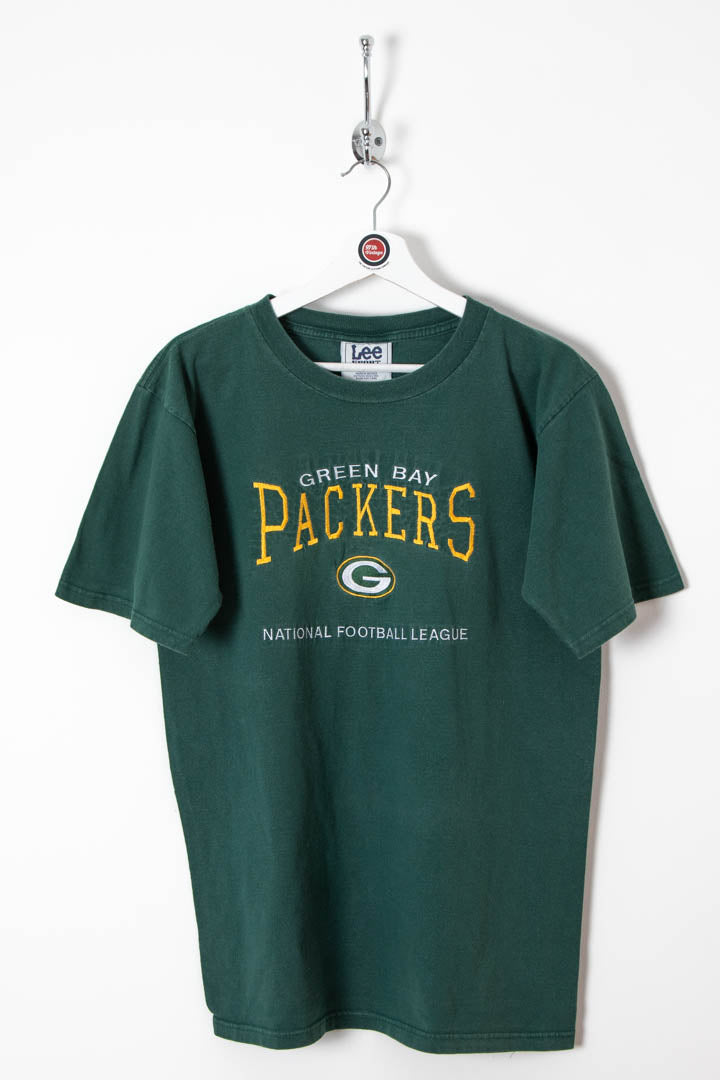 Green Bay Packers NFL Single Stitch Graphic T-Shirt (S)