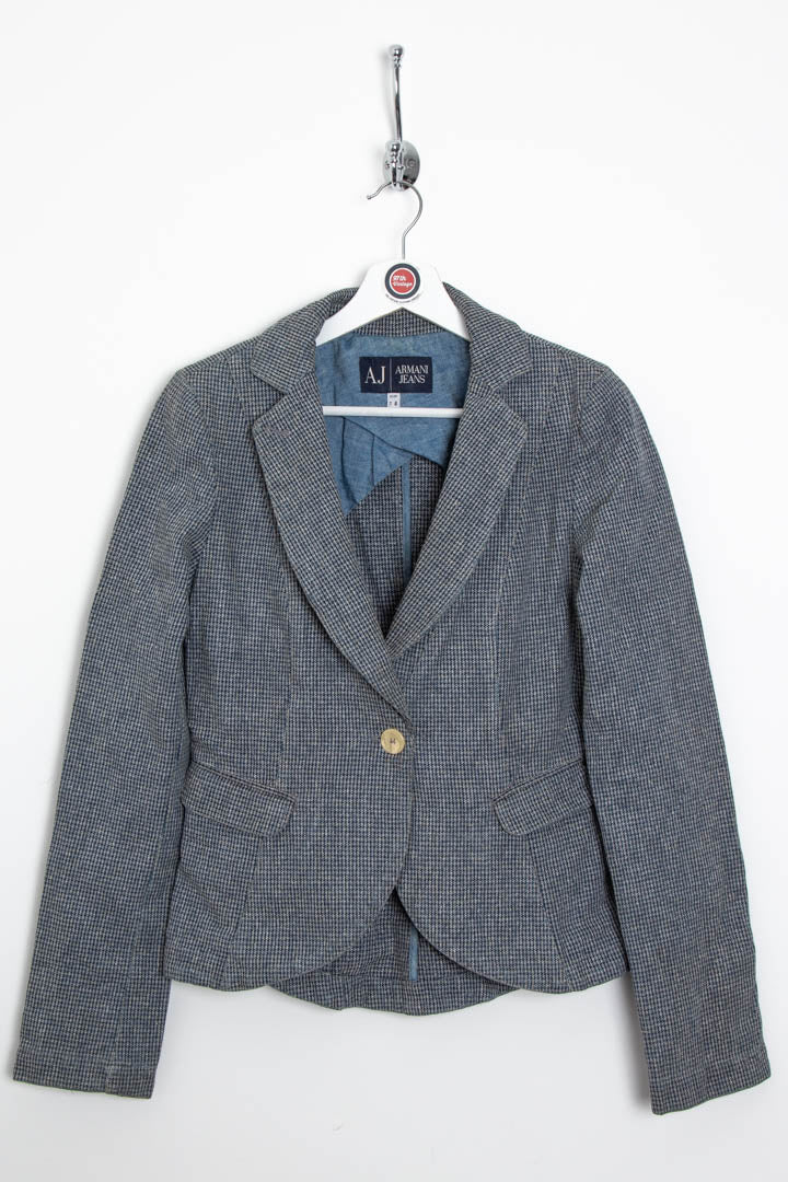 Women's Armani Jeans Houndstooth Blazer Jacket (XS)