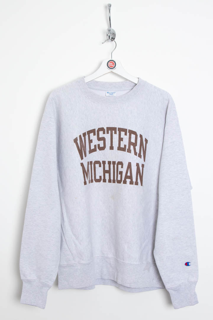 Western Michigan Champion Reverse Weave Sweatshirt (L)