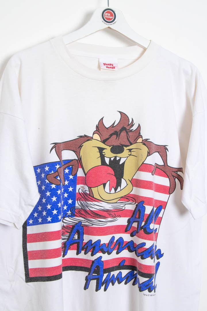 1995 Taz "All American Animal" Graphic T-Shirt (XXL)