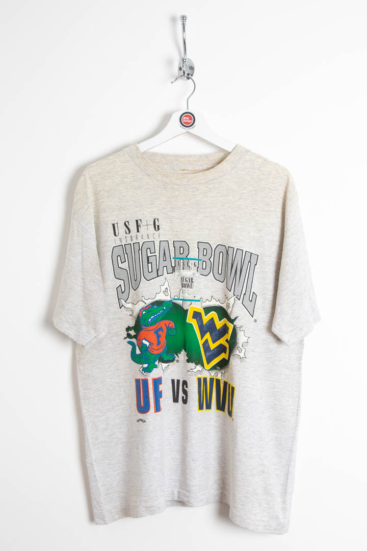 1994 Sugar Bowl UF vs WVU Single Stitch Graphic T-Shirt (L)