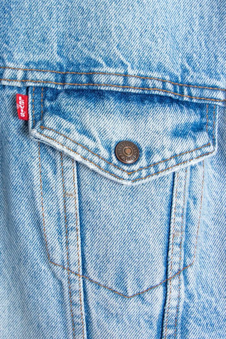 Women's Levi's Sherpa Trucker Denim Jacket (XL)