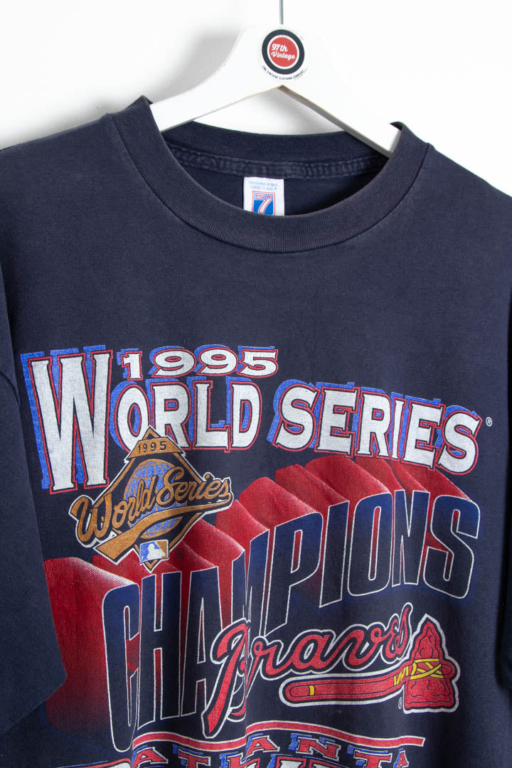 1995 Atlanta Braves World Series Champions Graphic T-Shirt (XL)