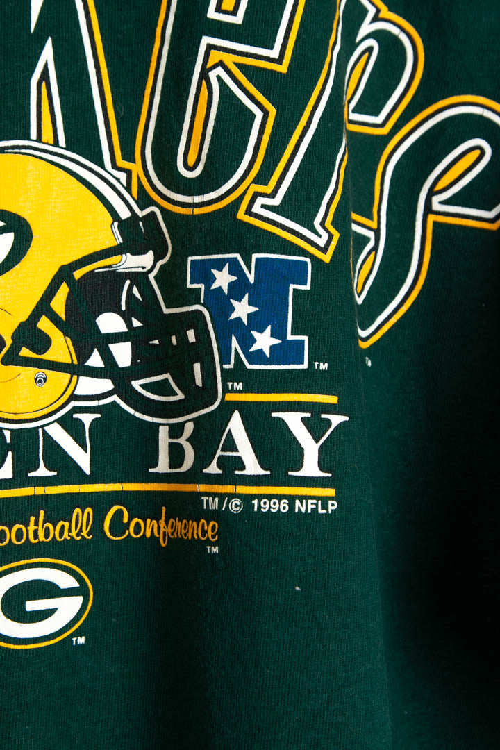 1996 Green Bay Packers Graphic T-Shirt (M)