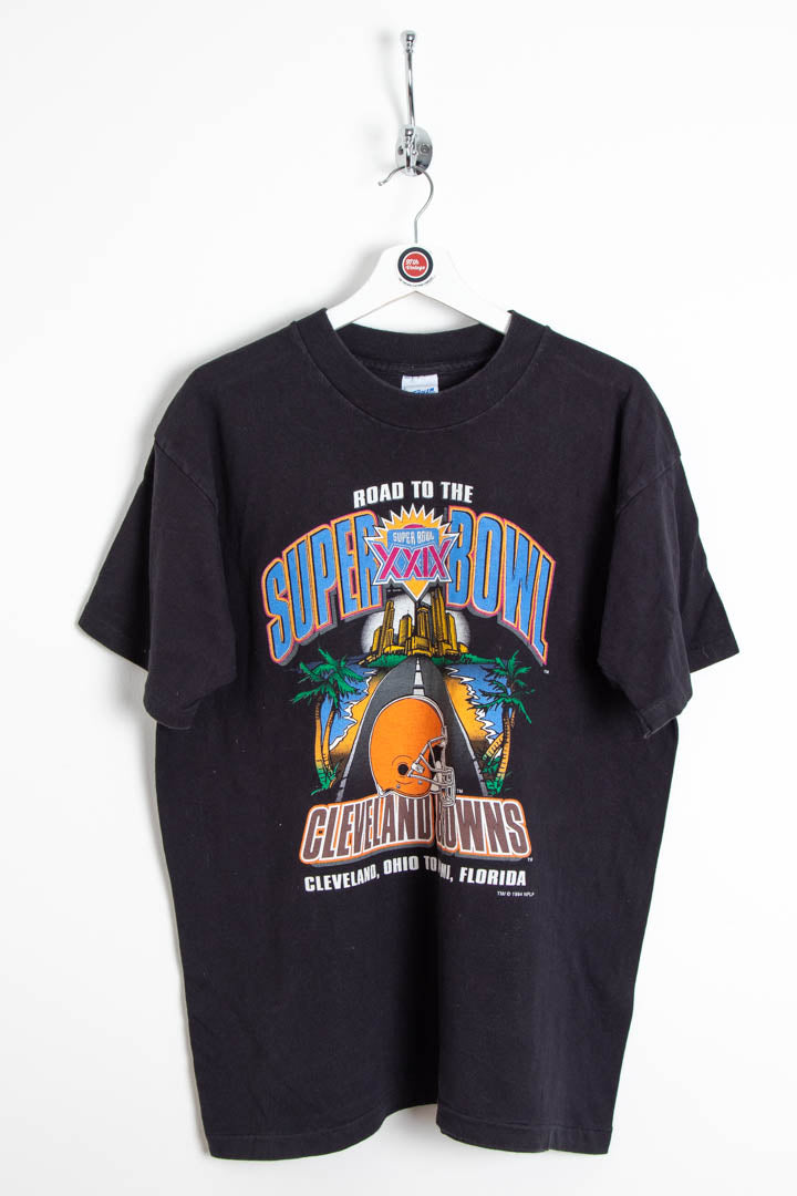 1994 Cleveland Browns Super Bowl XXIX Single Stitch T-Shirt (M)