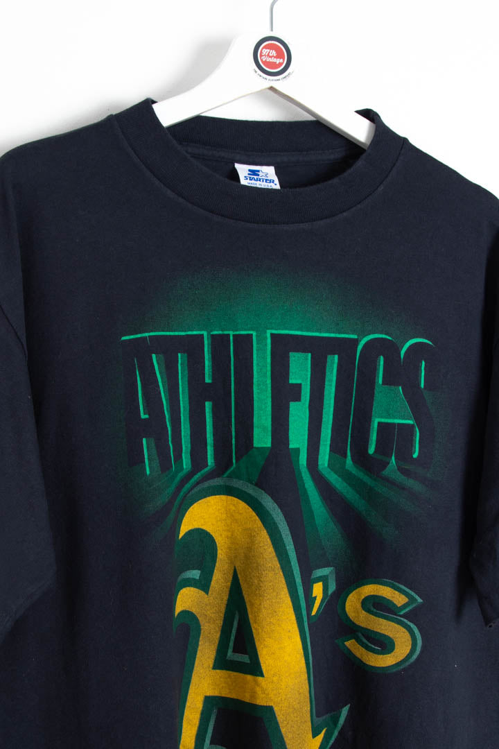 1992 Oakland Athletics Single Stitch Starter T-Shirt (M)