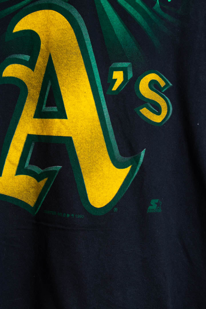 1992 Oakland Athletics Single Stitch Starter T-Shirt (M)
