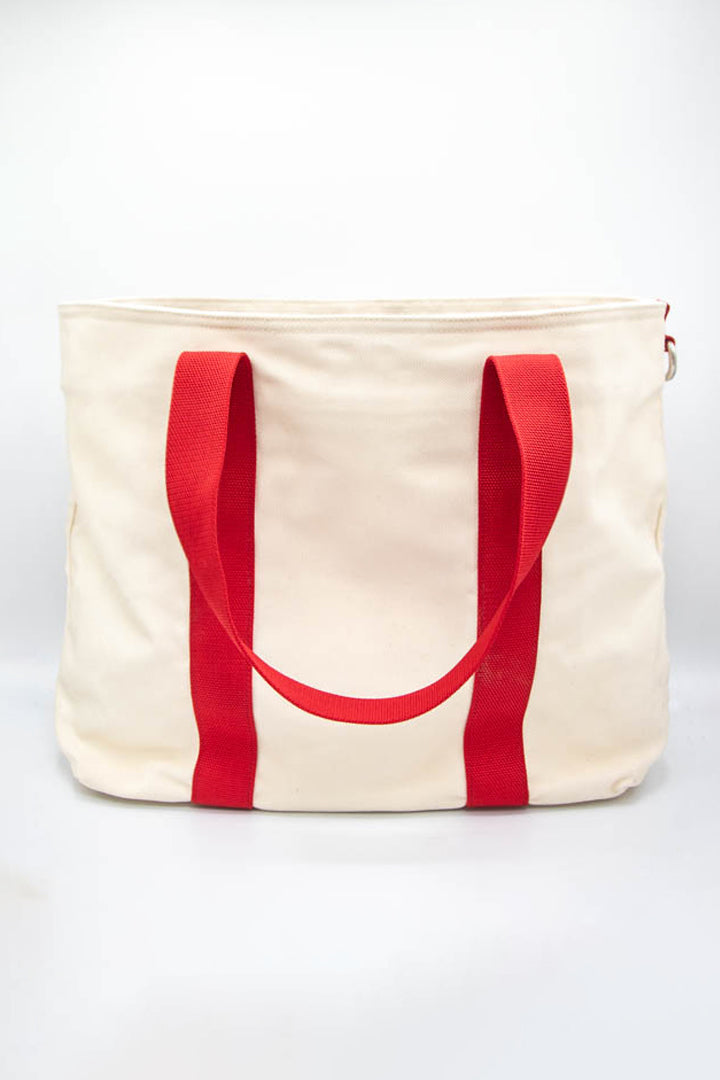 Prada Luna Rossa Canvas Tote Bag