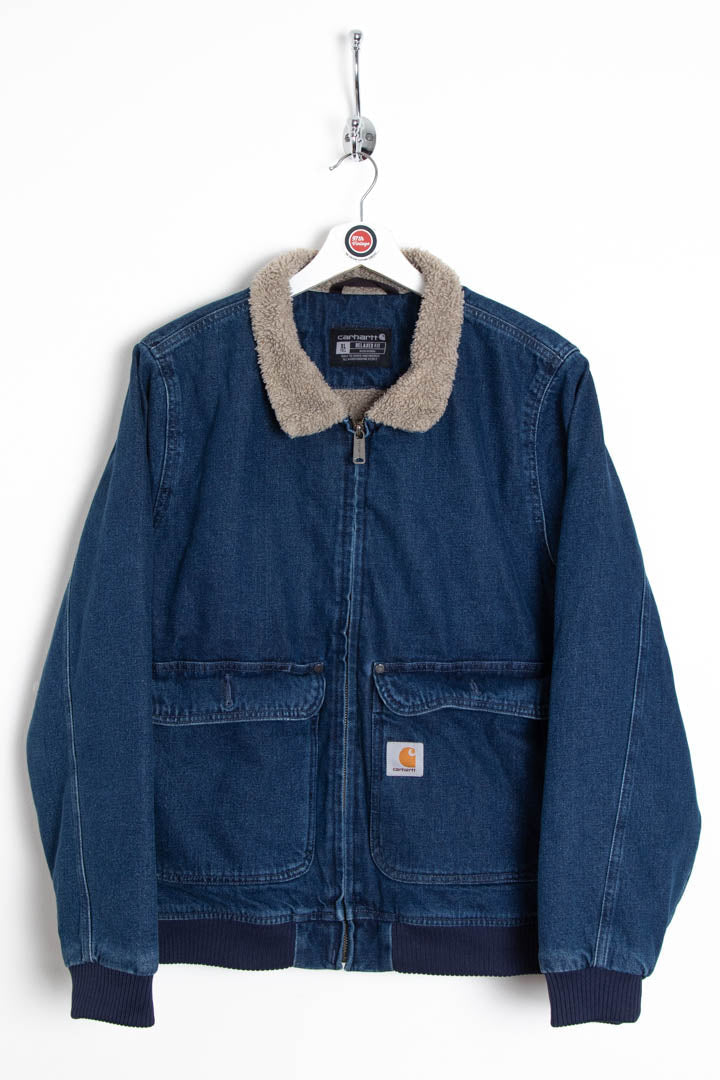 Women's Carhartt Sherpa Lined Denim Jacket (XL)
