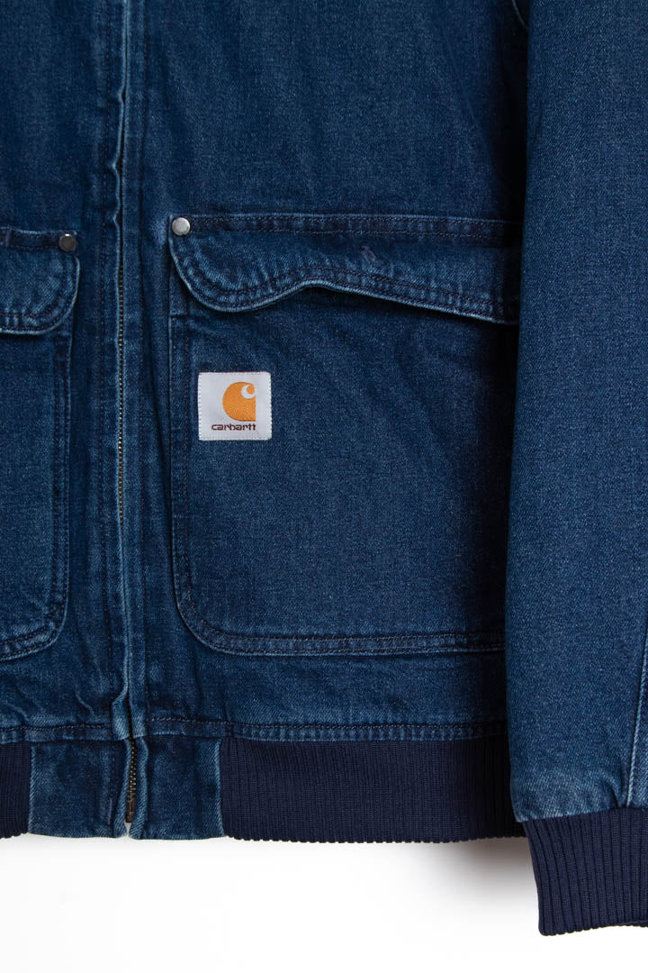 Women's Carhartt Sherpa Lined Denim Jacket (XL)