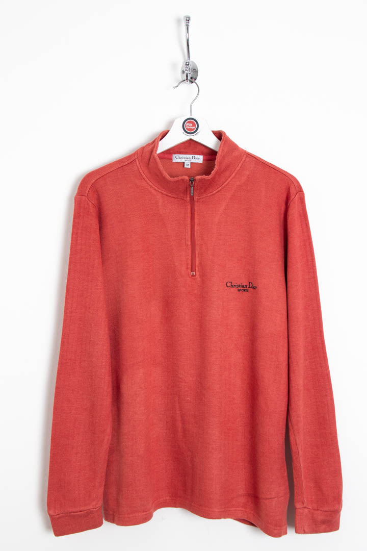 Women's Christian Dior Sports 1/4 Zip Jumper (L)