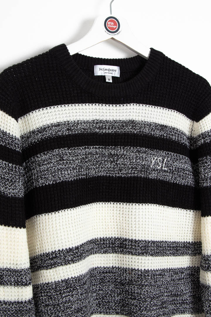 Women's YSL Knitted Crew Neck Jumper (S)