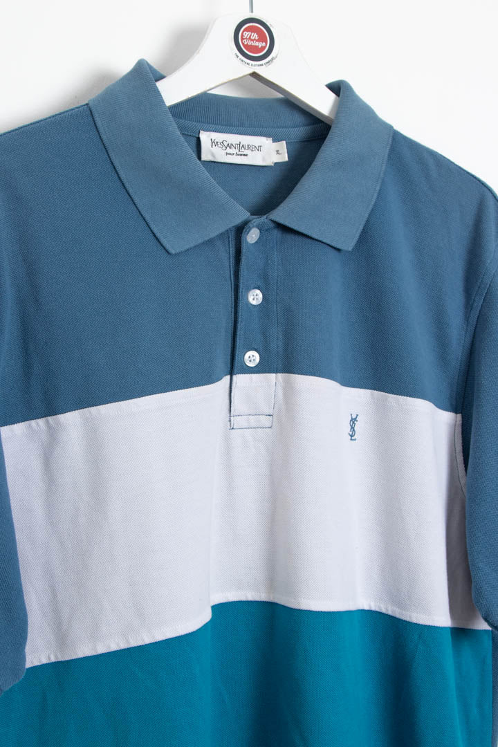 YSL Short Sleeve Polo Shirt (L)