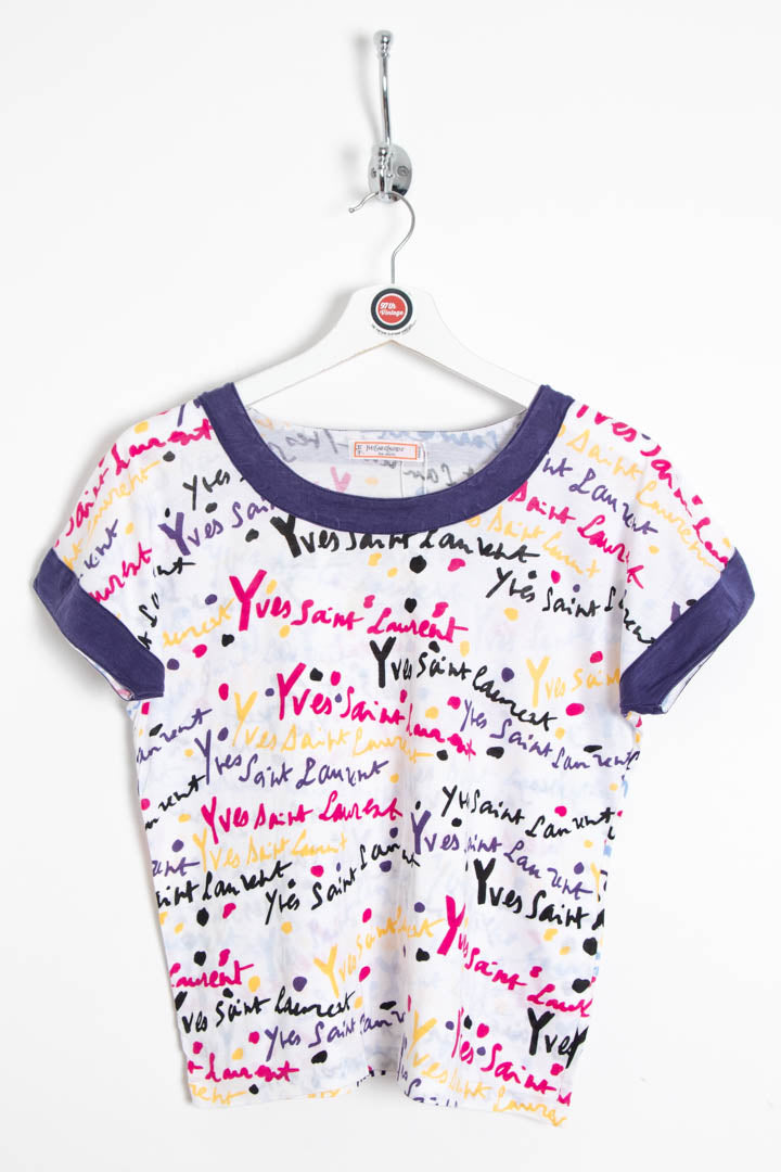Women's YSL Repeat Logo Top (M)