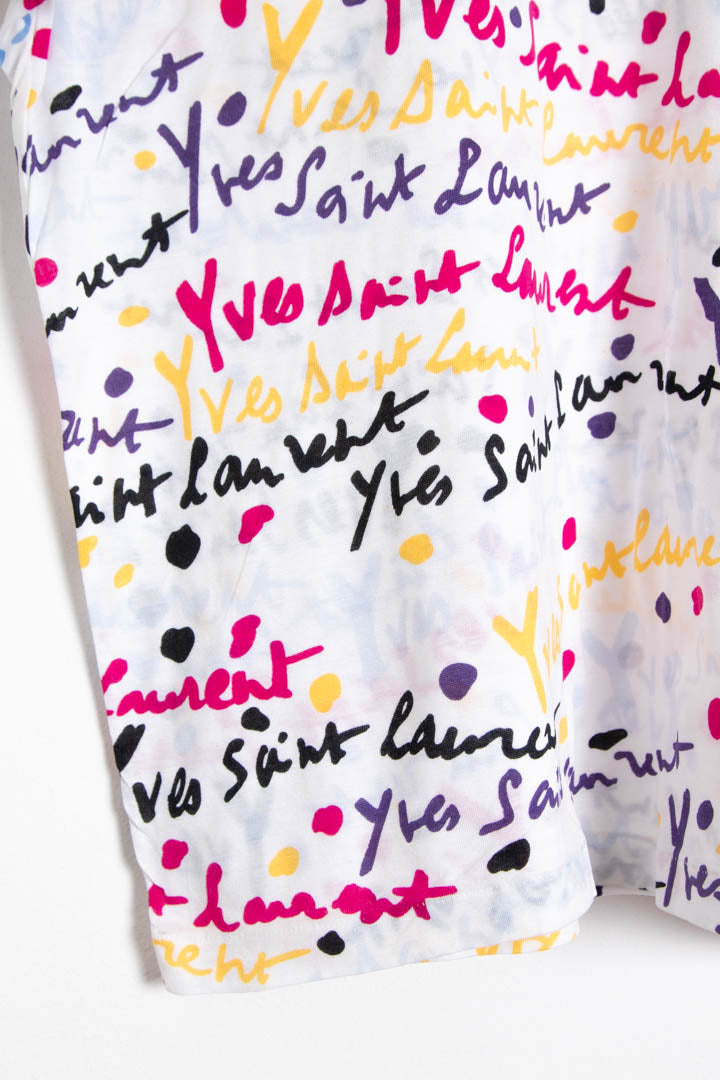 Women's YSL Repeat Logo Top (M)