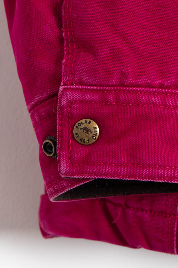 Women's Hot Pink Hooded Workwear Jacket (XXL)