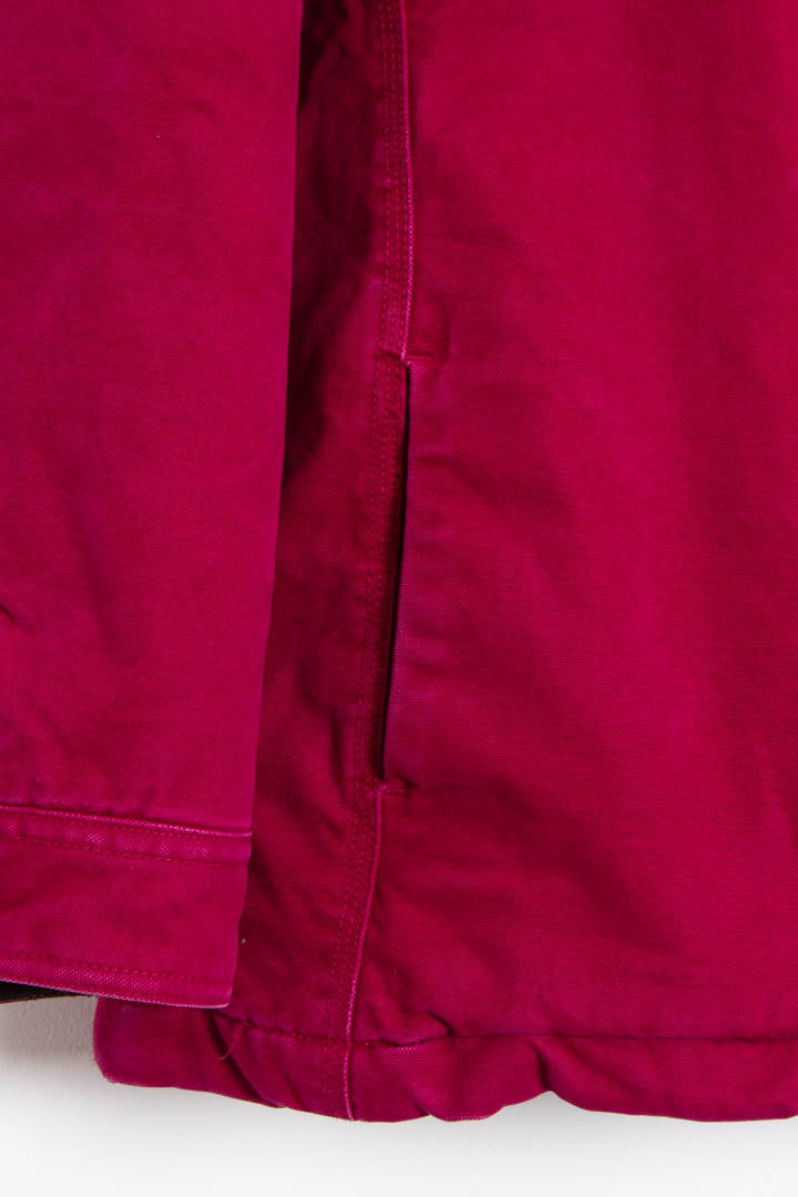 Women's Hot Pink Hooded Workwear Jacket (XXL)