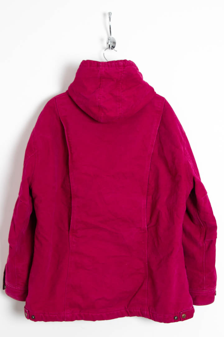 Women's Hot Pink Hooded Workwear Jacket (XXL)