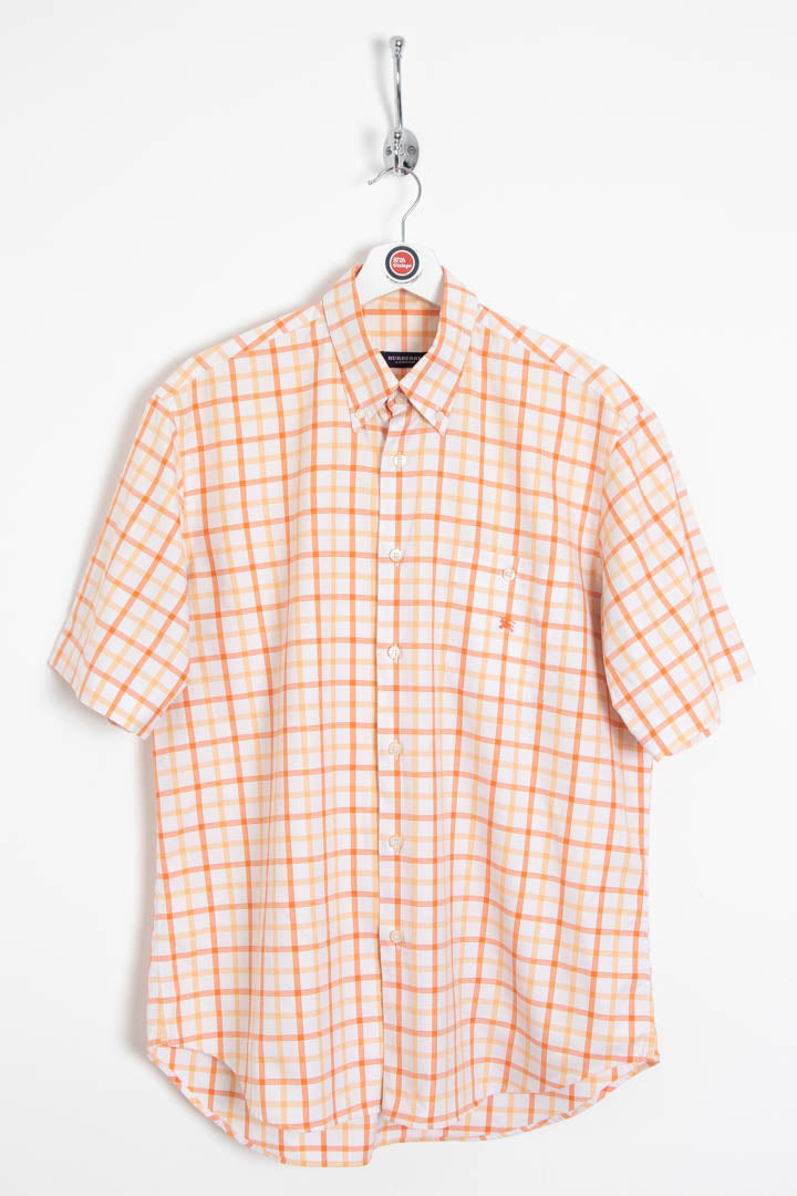 Burberry Short Sleeve Checkered Shirt (L)