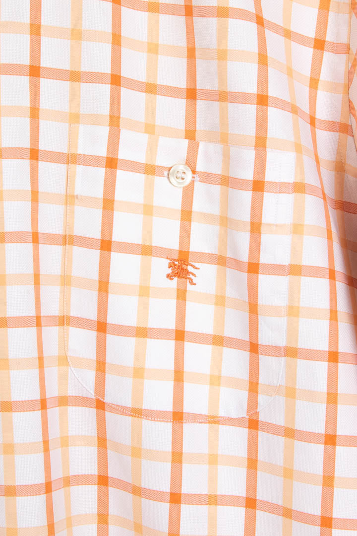 Burberry Short Sleeve Checkered Shirt (L)