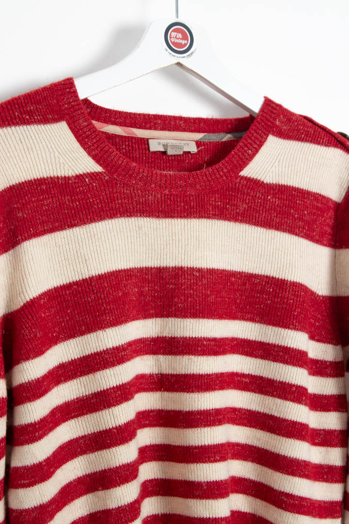Women's Burberry Crew Neck Knitted Jumper (L)