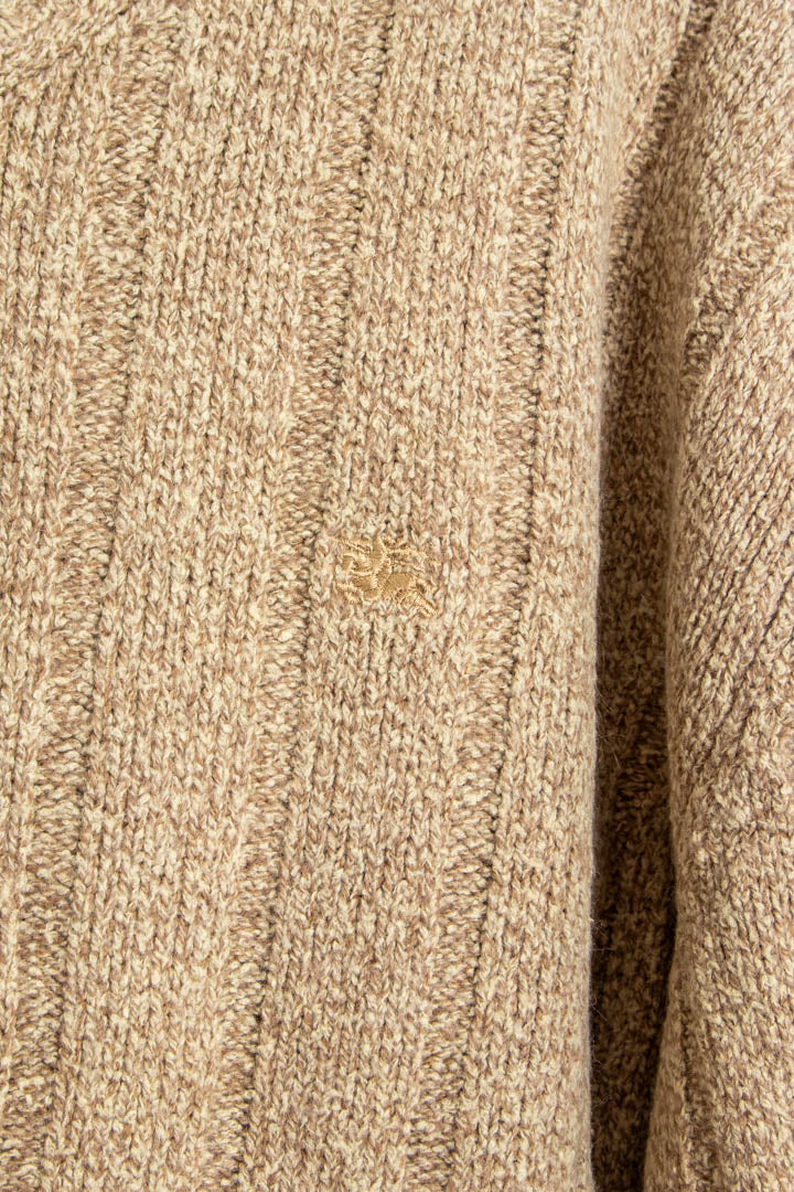 Women's Burberry V Neck Knitted Jumper (XL)