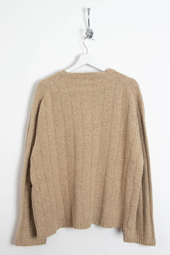 Women's Burberry V Neck Knitted Jumper (XL)
