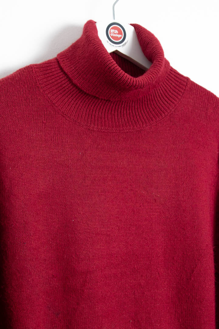 Women's Burberry Roll Neck Knitted Jumper (S)