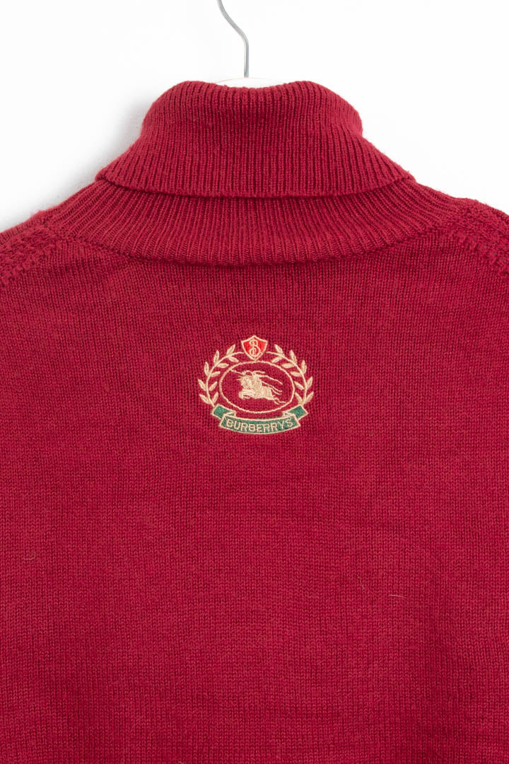 Women's Burberry Roll Neck Knitted Jumper (S)