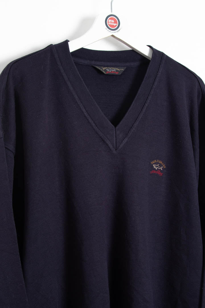 Paul & Shark V Neck Sweatshirt (XXL)