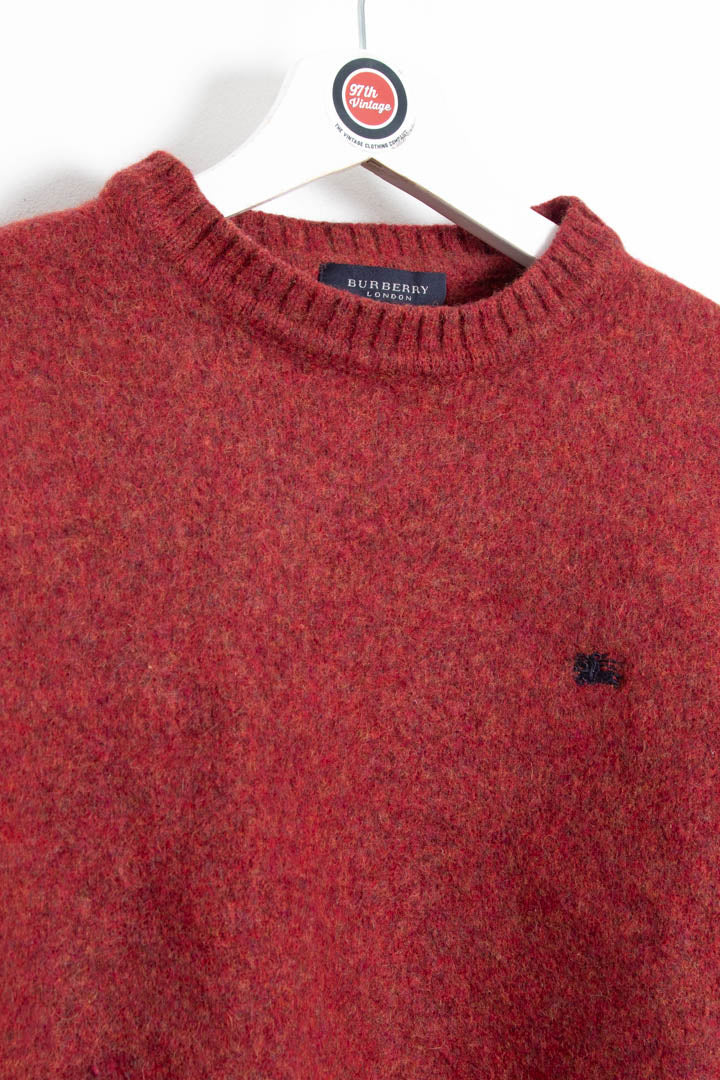 Women's Burberry Knitted Crew Neck Jumper (XS)