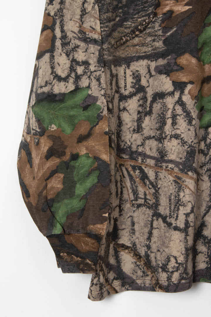 Realtree Camo Longsleeve Mock Neck T-Shirt (M)