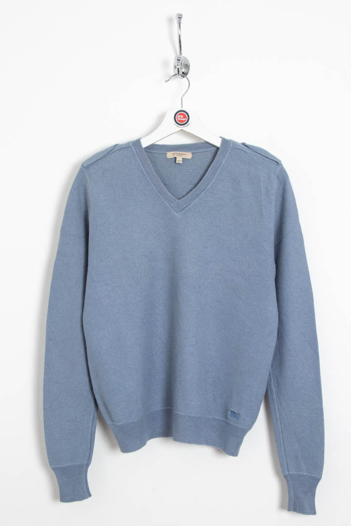 Women's Burberry V Neck Knitted Jumper (S)
