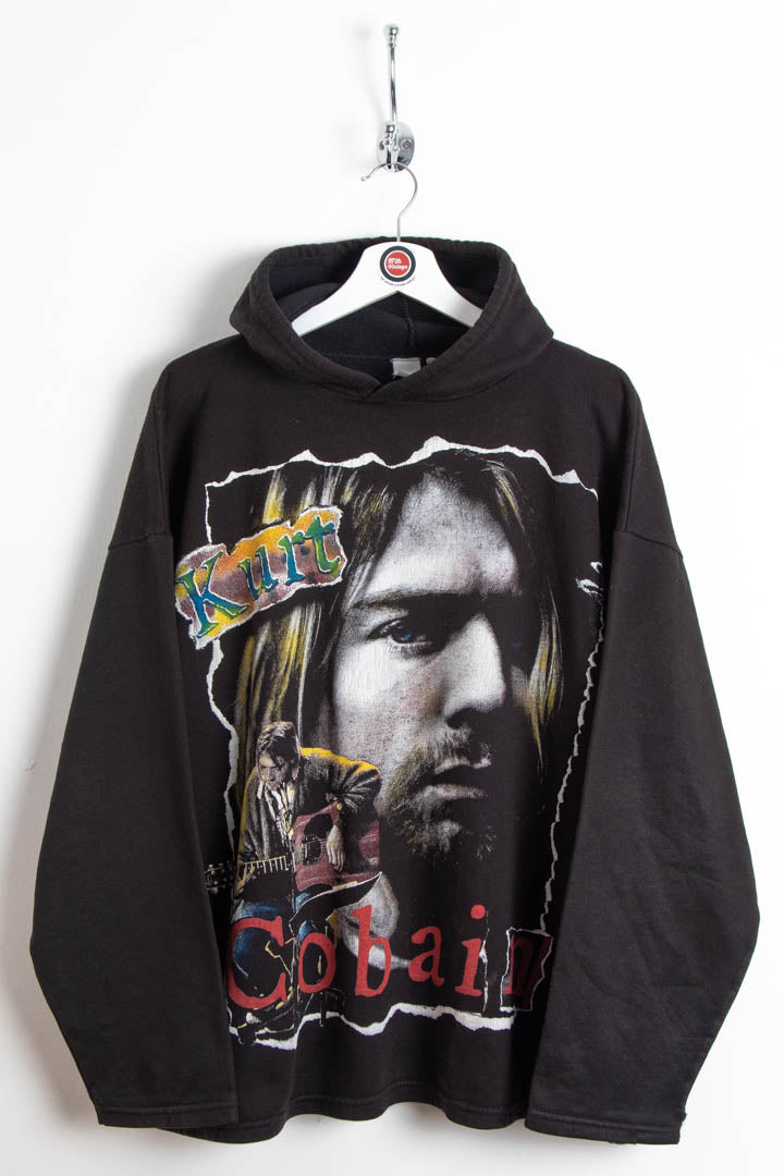 1993 Kurt Cobain Nirvana Full Graphic Hoodie (L)