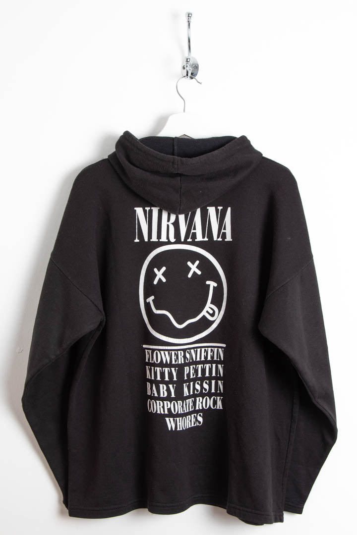 1993 Kurt Cobain Nirvana Full Graphic Hoodie (L)