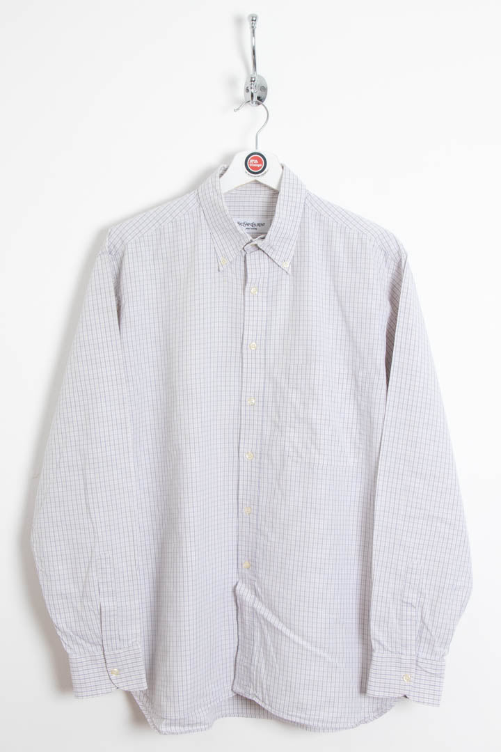 YSL Long Sleeve Windowpane Shirt (L)