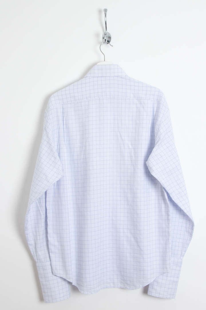 YSL Long Sleeve Windowpane Dinner Shirt (M)
