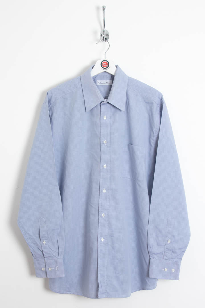 Christian Dior Long Sleeve Windowpane Shirt (L)