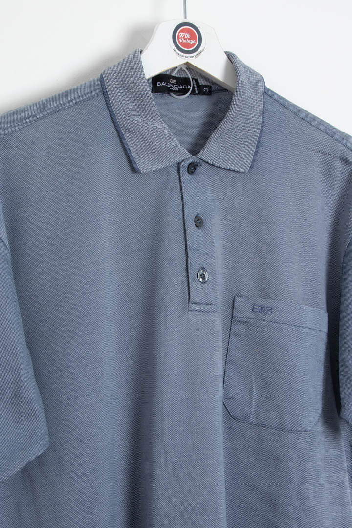 Balenciaga Short Sleeve Polo Shirt (S)