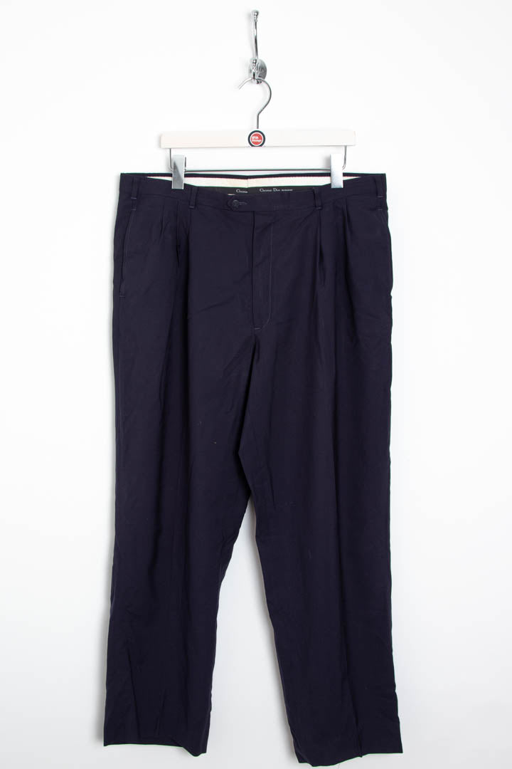 Christian Dior Pleated Suit Trousers (W38 x L29)