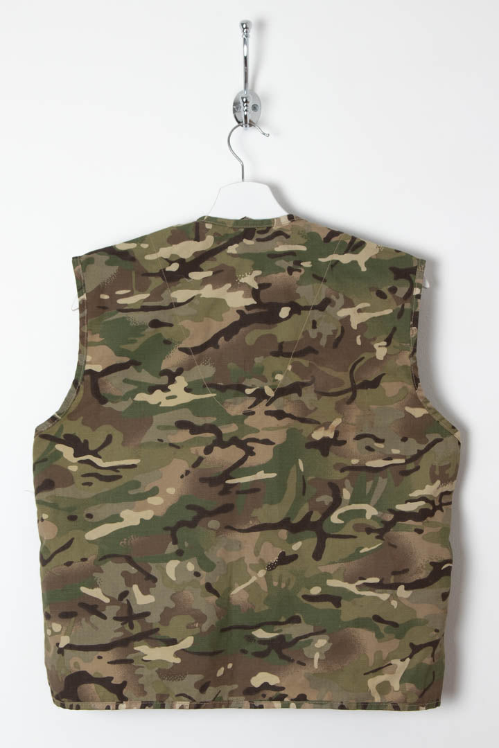 Army Camo Multi Pocket Utility Vest (S)