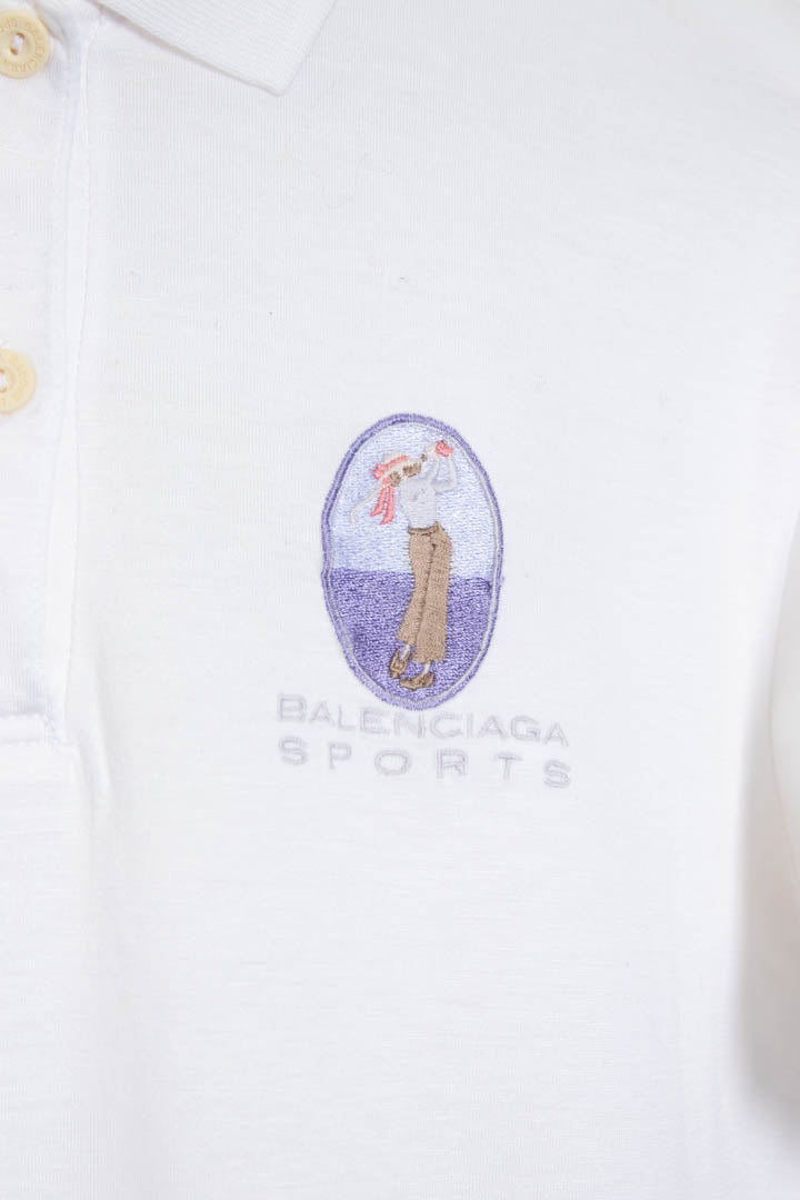 Women's Balenciaga Sport Golf Polo Shirt (M)