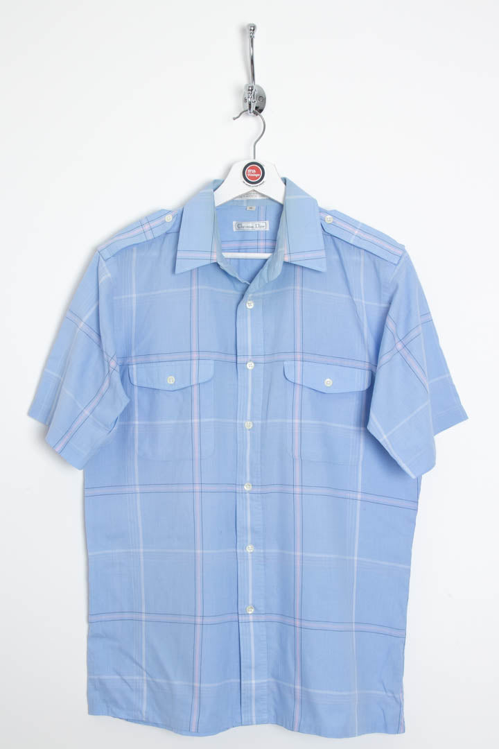 Christian Dior Short Sleeve Checkered Shirt (M)