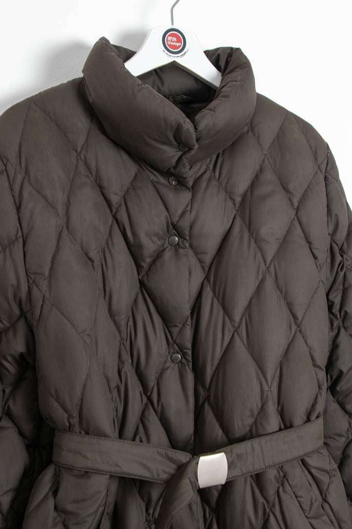 Women's Moncler Long Quilted Puffer Jacket (M)
