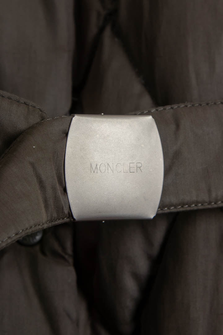 Women's Moncler Long Quilted Puffer Jacket (M)