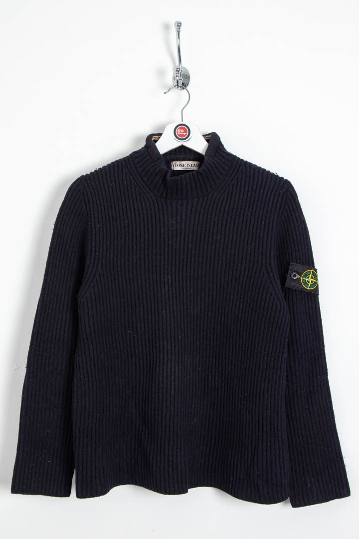 2006 Women's Stone Island Ribbed Wool Knitted Jumper (L)